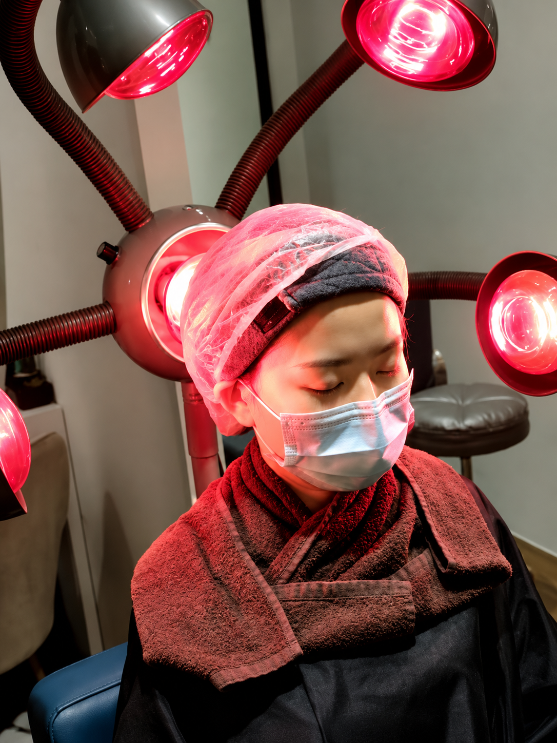 Hair follicle scan used to customise a scalp treatment