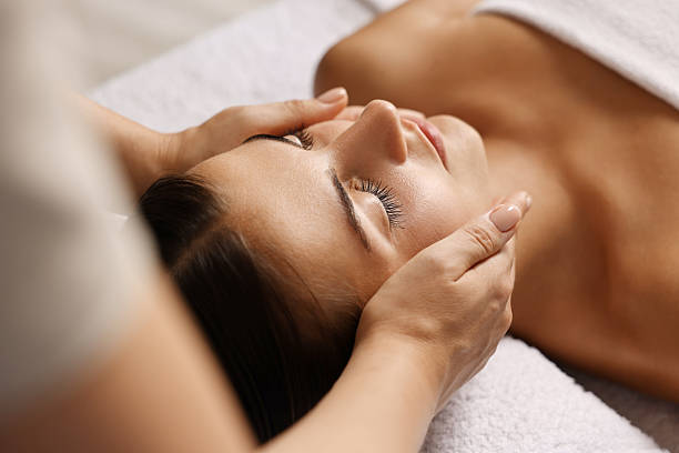 Facial treatment room at Beauties by Roots Care
