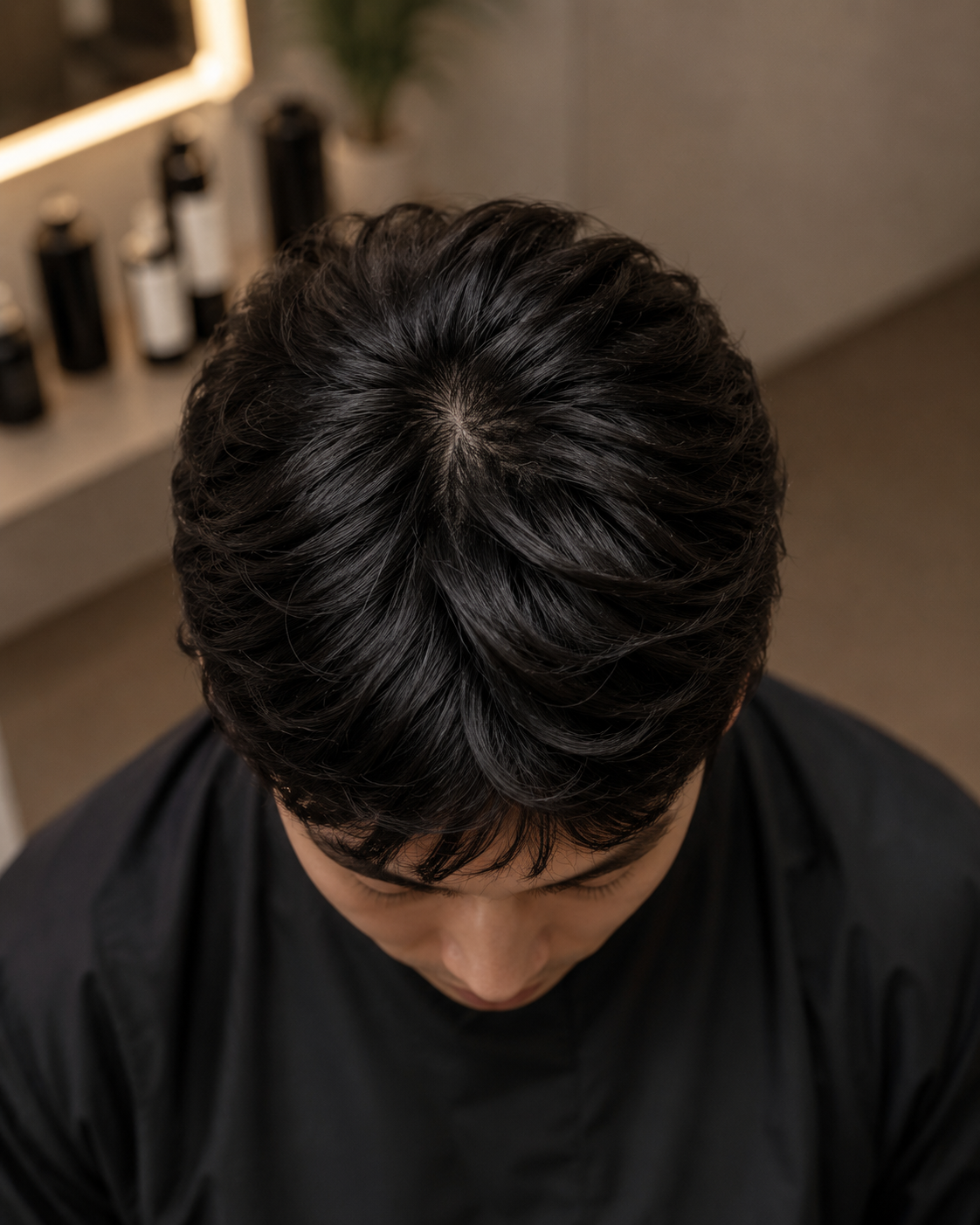 Roots Care client feeling confident with his restored hair